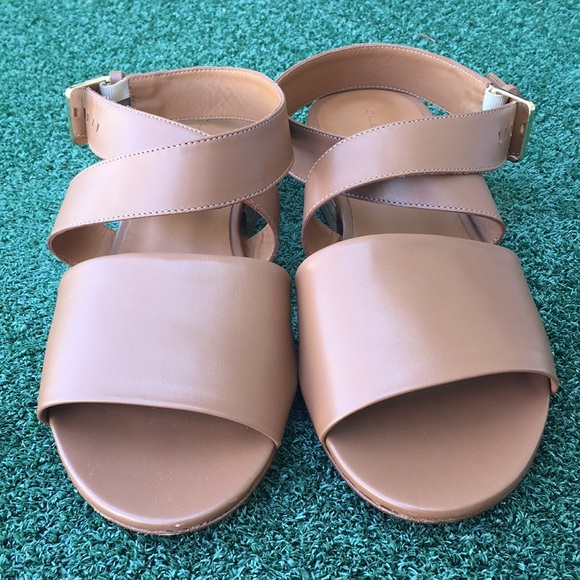 NWT Robert Clergerie Final Sandals Leather Brown 39